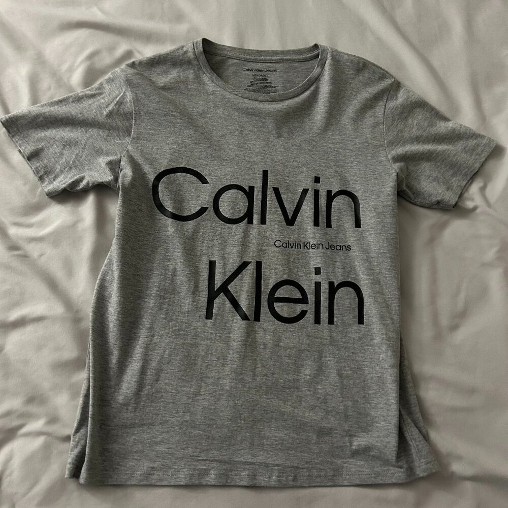 Calvin Klein Jeans Grey Graphic Shirt